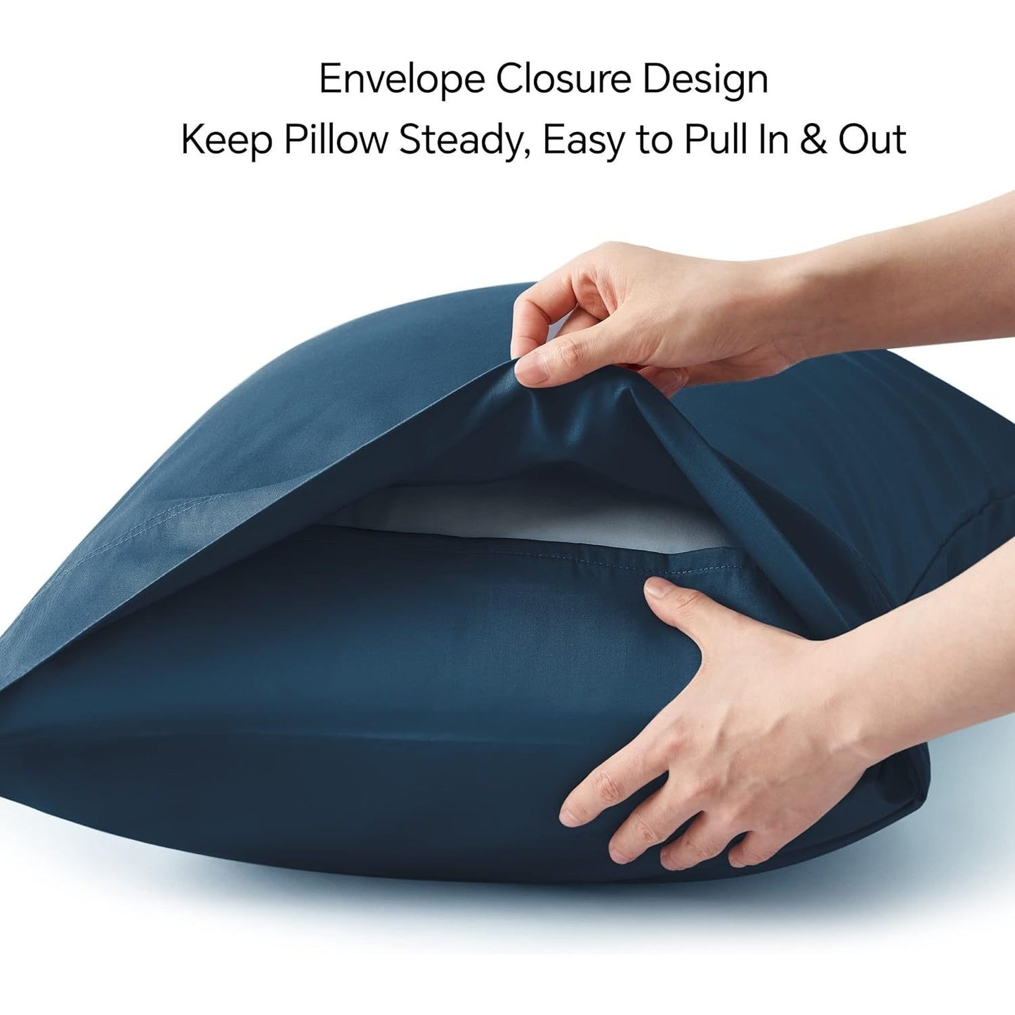 Soft Cooling Pillow Breathable and Soft Cooling Pillow Cases for Hot Sleepers & Night Sweats, Rayon Derived from Bamboo, Pillow Cases, Envelope Pillowcases