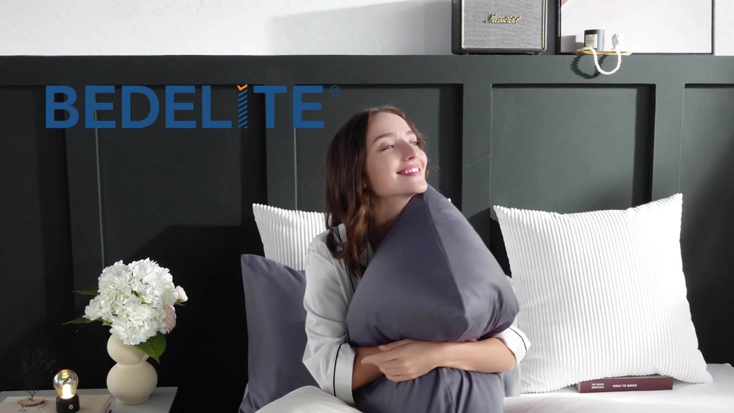 Soft Cooling Pillow Breathable and Soft Cooling Pillow Cases for Hot Sleepers & Night Sweats, Rayon Derived from Bamboo, Pillow Cases, Envelope Pillowcases