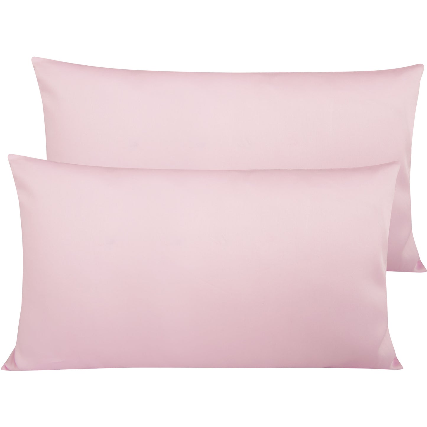 500 Thread Count Egyptian Cotton Set Of 2 Pillowcases - Soft And Breathable Envelope Closure
