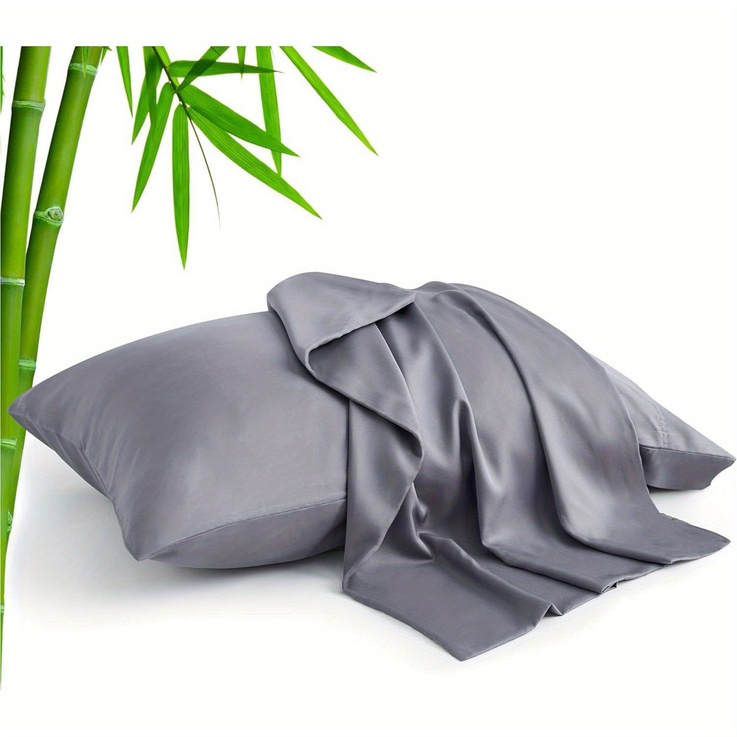 Soft Cooling Pillow Breathable and Soft Cooling Pillow Cases for Hot Sleepers & Night Sweats, Rayon Derived from Bamboo, Pillow Cases, Envelope Pillowcases