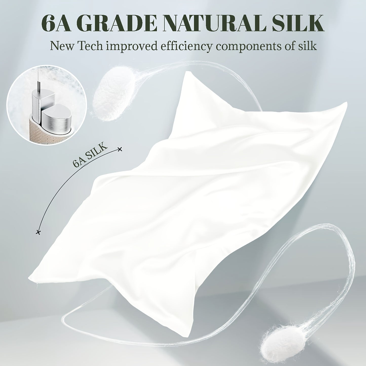 2pcs Hypoallergenic Mulberry Silk Pillowcases - Soft Fabric, Cooling Breathable Zippered Design, Sensitive Skin-Friendly Feel, Ideal for Bedroom, Guest Room, Travel - Perfect Gift for Family, Pillowcase for Bedroom